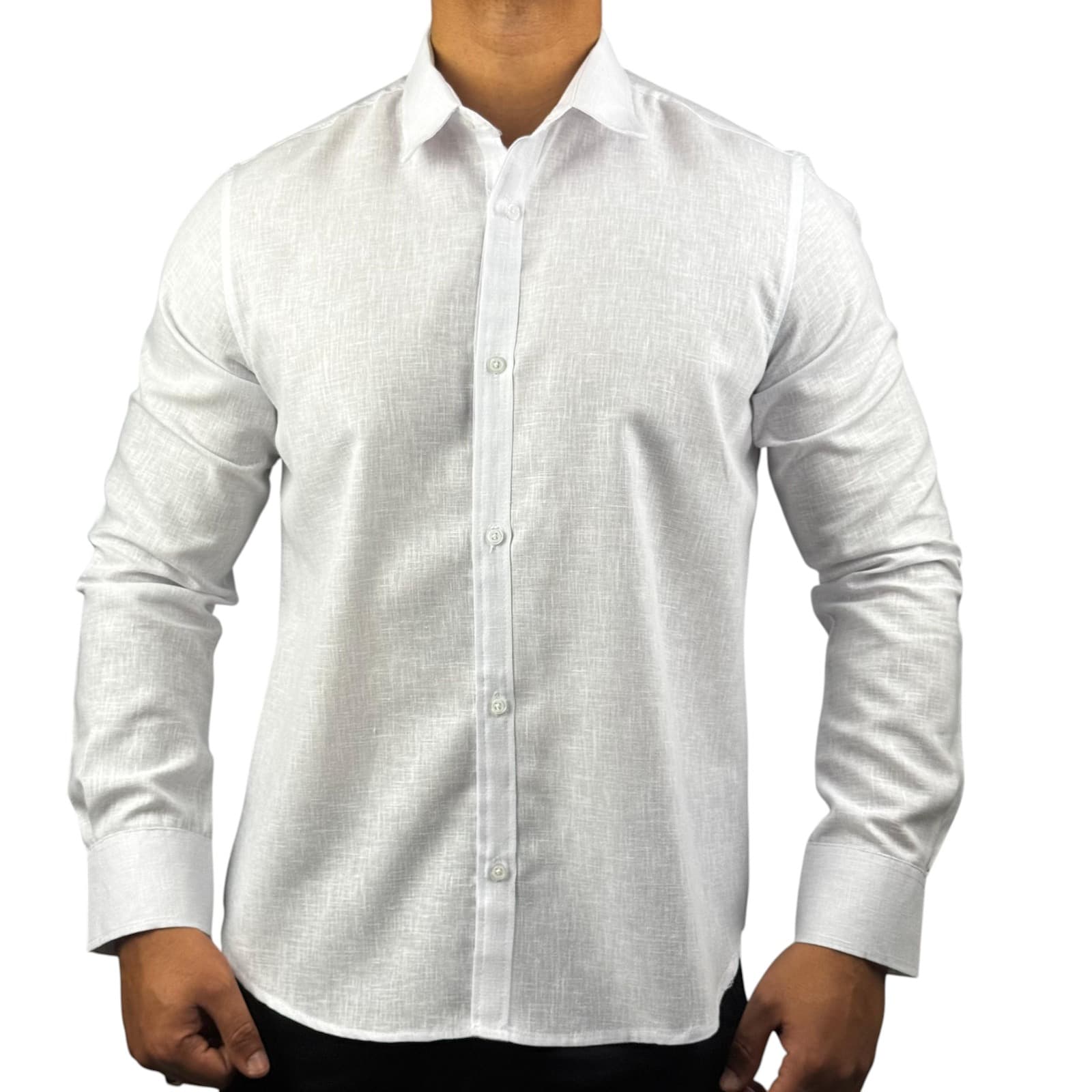 CAMISA LARGA DE LINO
