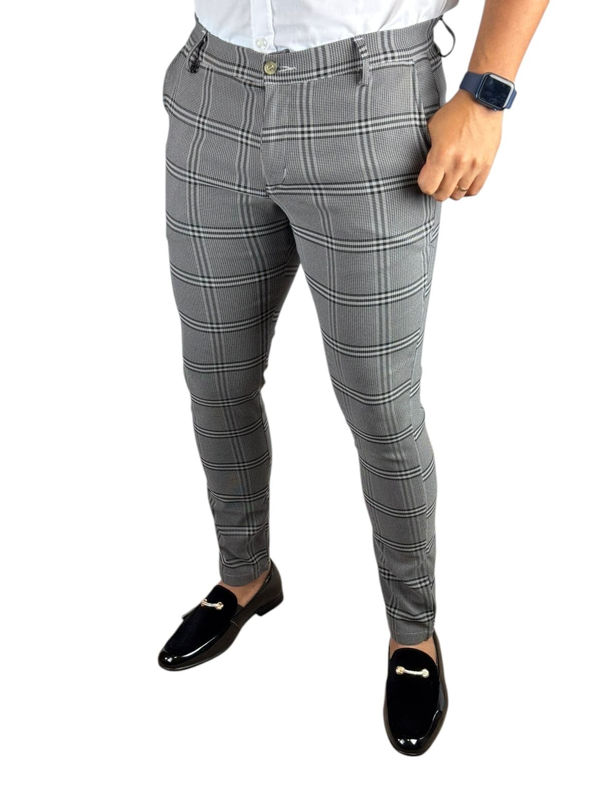 pantalon de cuadros one